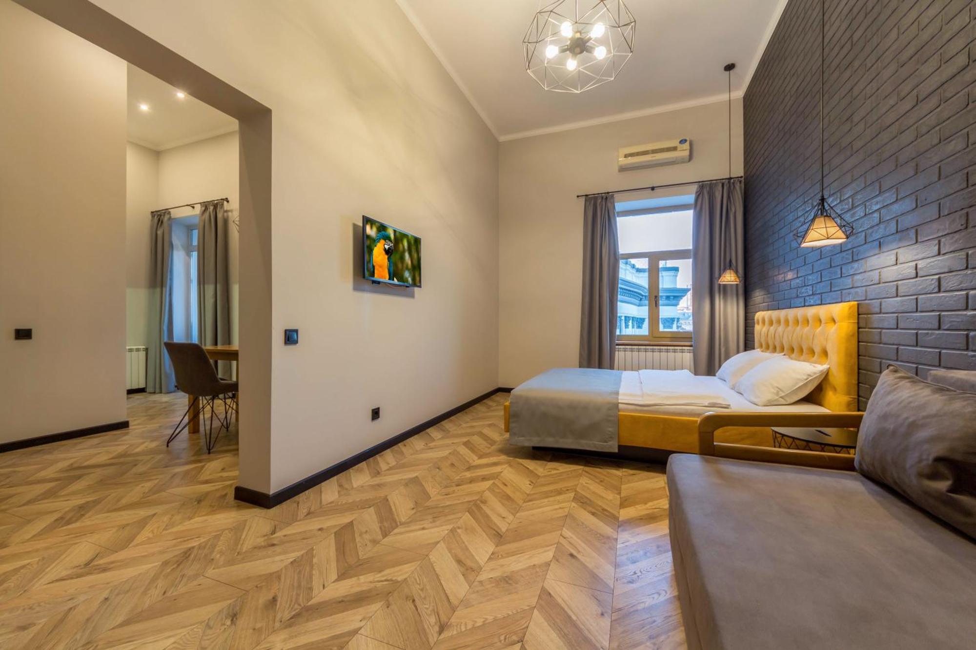 Idea Design Apart-Hotel Prorizna Kyjev Exteriér fotografie